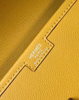 Hermes Jige Elan 29 Clutch In Yellow Epsom Leather