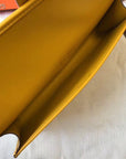 Hermes Jige Elan 29 Clutch In Yellow Epsom Leather