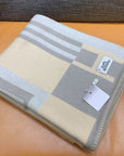 HM Ithaque Blanket Grey Wool Cashmere