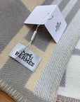 HM Ithaque Blanket Grey Wool Cashmere