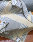 HM Ithaque Blanket Grey Wool Cashmere