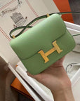 CONSTANCE 14 LIGHT GREEN EPSOM