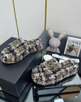 CC 25 Flatform Slide Multicolor Fabric 238493