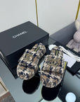 CC 25 Flatform Slide Multicolor Fabric 238493