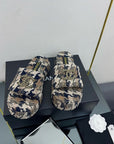 CC 25 Flatform Slide Multicolor Fabric 238493