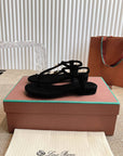 LP 25C Mindil Sandal Black Suede 208092