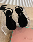 LP 25C Mindil Sandal Black Suede 208092