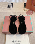 LP 25C Mindil Sandal Black Suede 208092