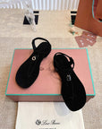 LP 25C Mindil Sandal Black Suede 208092