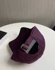 Celin Cap Dark Purple Cotton Twill Fabric 210444