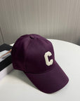 Celin Cap Dark Purple Cotton Twill Fabric 210444