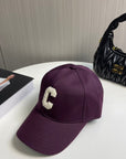 Celin Cap Dark Purple Cotton Twill Fabric 210444