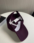 Celin Cap Dark Purple Cotton Twill Fabric 210444