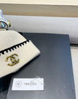 BEANIE HAT IN WHITE WOOL 419782