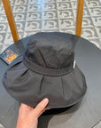 BOW BUCKET HAT BLACK 428186