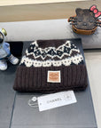 KNIT BEANIE HAT CHOCOLATE BROWN 428240