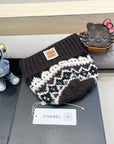 KNIT BEANIE HAT CHOCOLATE BROWN 428240