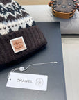KNIT BEANIE HAT CHOCOLATE BROWN 428240