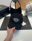 Celin Cap Black Cotton Fabric 210332