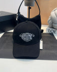 Celin Cap Black Cotton Fabric 210332