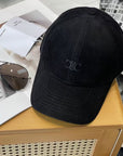 Celin Cap Black Cotton Fabric 210407