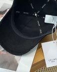 Celin Cap Black Cotton Fabric 210407