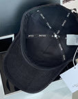 Celin Cap Black Cotton Fabric 210407