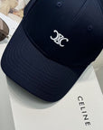 Celin Cap Blue Charcoal Cotton Fabric 210406