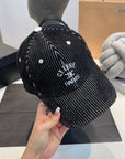 Celin Cap Black Cotton Fabric 210435