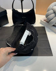 Celin Cap Black Cotton Fabric 210435