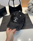 Celin Cap Black Cotton Fabric 210435
