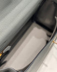 HM KELLY 25CM GRAY TOGO GOLD HARDWARE