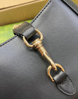 JACKIE NOTTE MINI BAG 19 IN BLACK CALFSKIN GOLD HARDWARE