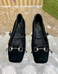 BALLET FLAT IN BLACK SUEDE