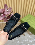 BALLET FLAT IN BLACK SUEDE