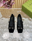 BALLET FLAT IN BLACK SUEDE
