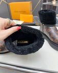 LV Aspen Platform Ankle Boot Dark Brown Monogram Cowhide