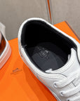 HM Get Sneaker White mix Black Cowhide 204748