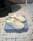 PRA SPORTY STYLE LOAFERS WHITE CALFSKIN