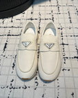 PRA SPORTY STYLE LOAFERS WHITE CALFSKIN