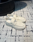 PRA SPORTY STYLE LOAFERS WHITE CALFSKIN