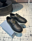 PRA SPORTY STYLE LOAFERS BLACK CALFSKIN