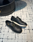 PRA SPORTY STYLE LOAFERS BLACK CALFSKIN