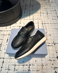 PRA SPORTY STYLE LOAFERS BLACK CALFSKIN