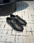PRA SPORTY STYLE LOAFERS BLACK CALFSKIN