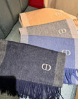 SCARF 180 CM IN CAMEL BEIGE CASHMERE AND WOOL 408838