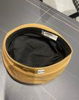 BERET HAT IN PEANUT BROWN FABRIC 419383