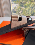 HM Chypre Sandal Copper Roser Calfskin 202813