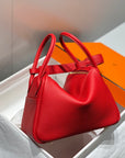 HM LINDY 30 BAG RED TAURILLON CLEMENCE LEATHER