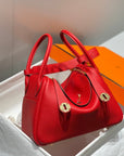 HM LINDY 30 BAG RED TAURILLON CLEMENCE LEATHER
